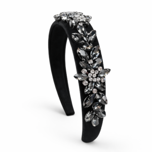 Diadema Flor de Obsidiana